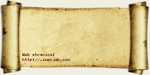 Jasmina Bursać vizit kartica